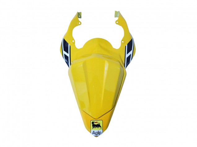 Erschwingliche Yamaha YZF 600 R6 Motorrad Verkleidung 2006-2007 - Gelb Weiss Glanzendes Schwarz Motul