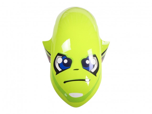 Erschwingliche Yamaha YZF 600 R6 Motorrad Verkleidung 2006-2007 - Blau Neon Grun Schwarz Hai