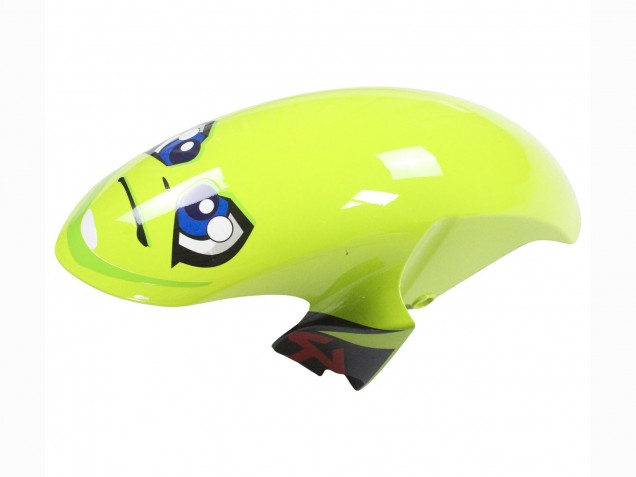 Erschwingliche Yamaha YZF 600 R6 Motorrad Verkleidung 2006-2007 - Blau Neon Grun Schwarz Hai