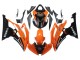 Erschwingliche Yamaha YZF 600 R6 Motorrad Verkleidung 2008-2016 - Orange Schwarz