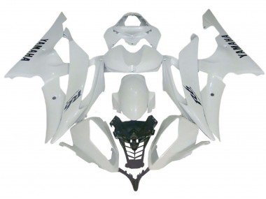 Erschwingliche Yamaha YZF 600 R6 Motorrad Verkleidung 2008-2016 - Glanzendes Weiss