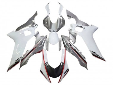 Erschwingliche Yamaha YZF 600 R6 Motorrad Verkleidung 2017-2023 - Silber Weiss Rot Schwarz