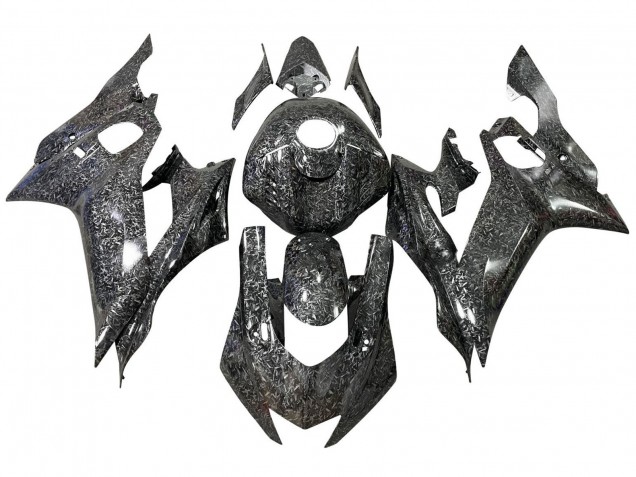 Erschwingliche Yamaha YZF 600 R6 Motorrad Verkleidung 2017-2023 - Carbonfaser Stil