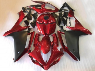 Erschwingliche Yamaha YZF R1 Motorrad Verkleidung 2007-2008 - Rot Matt Schwarz