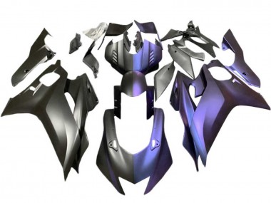 Erschwingliche Yamaha YZF 600 R6 Motorrad Verkleidung 2017-2023 - Matt Schwarz Lila