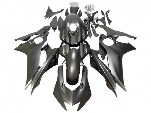 Erschwingliche Yamaha YZF 600 R6 Motorrad Verkleidung 2017-2023 - Matt Schwarz