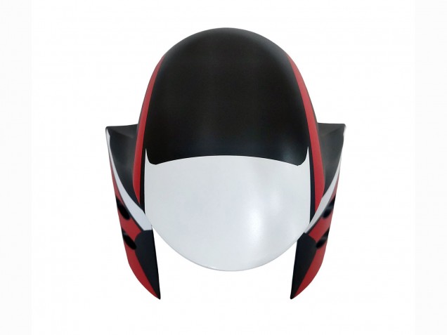 Erschwingliche Yamaha YZF 600 R6 Motorrad Verkleidung 2017-2023 - Weiss Rot Schwarz Semakin Didepan