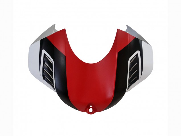 Erschwingliche Yamaha YZF 600 R6 Motorrad Verkleidung 2017-2023 - Weiss Rot Schwarz Semakin Didepan