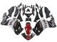 Erschwingliche Honda CBR250RR Motorrad Verkleidung 2011-2015 - Glanzendes Schwarz Weiss West Rot HRC 62
