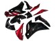 Erschwingliche Honda CBR250RR Motorrad Verkleidung 2011-2015 - Glanzendes Schwarz Rot