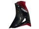 Erschwingliche Honda CBR250RR Motorrad Verkleidung 2011-2015 - Glanzendes Schwarz Rot