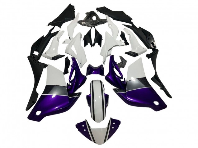 Erschwingliche Honda CBR250RR Motorrad Verkleidung 2011-2015 - Weiss Dunkel Lila Schwarz