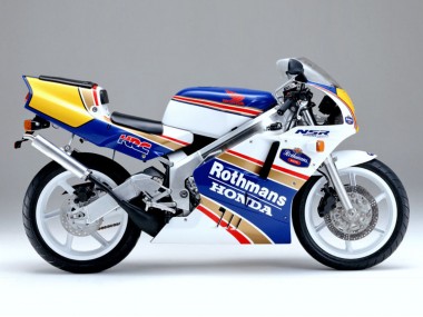 Erschwingliche Honda VTR1000F Motorrad Verkleidung 1997-2005 - Weiss Blau Gold Rothmans