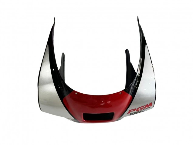 Erschwingliche Honda NSR250R Motorrad Verkleidung 1988-1989 - Silber Rot Glanzendes Schwarz