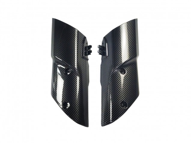 Erschwingliche Kawasaki Z1000 Motorrad Verkleidung 2010-2013 - Schwarze Carbonfaser