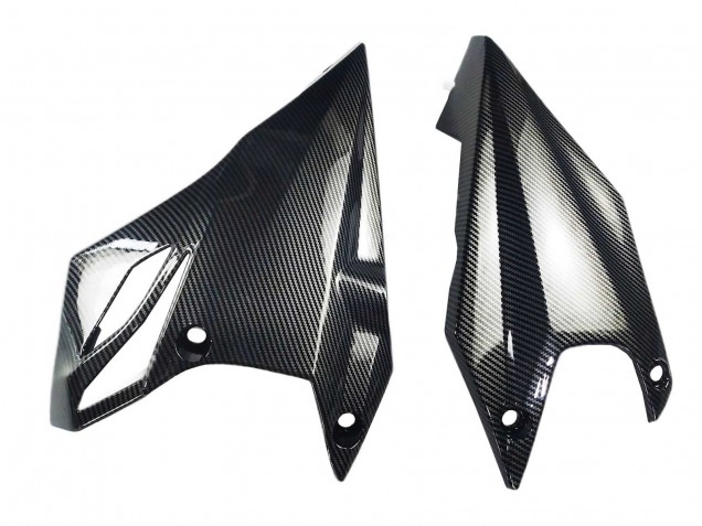 Erschwingliche Kawasaki Z1000 Motorrad Verkleidung 2010-2013 - Schwarze Carbonfaser