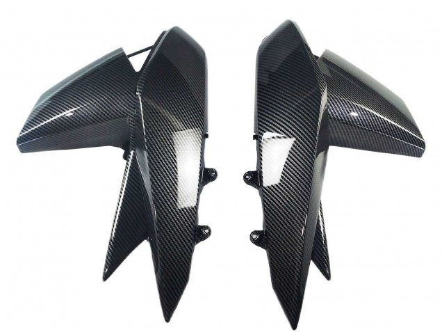 Erschwingliche Kawasaki Z1000 Motorrad Verkleidung 2010-2013 - Schwarze Carbonfaser