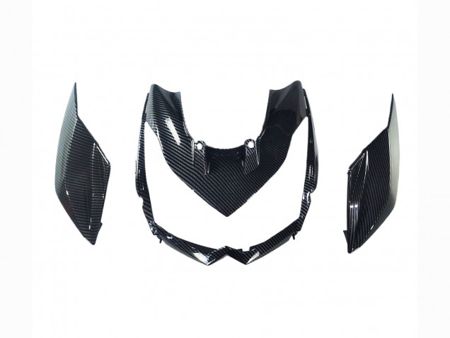 Erschwingliche Kawasaki Z1000 Motorrad Verkleidung 2010-2013 - Schwarze Carbonfaser