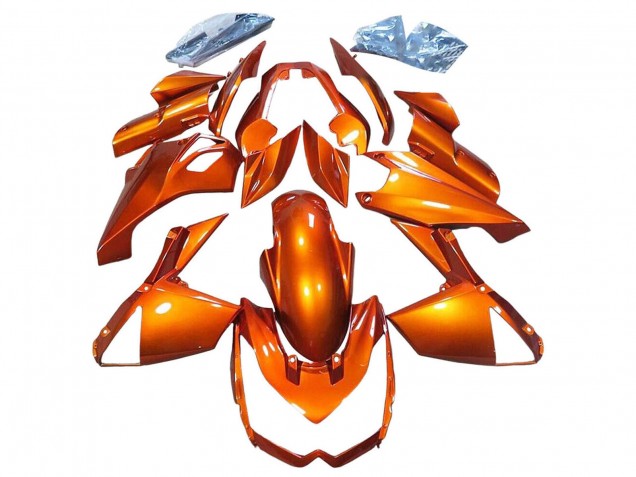 Erschwingliche Kawasaki Z1000 Motorrad Verkleidung 2010-2013 - Burnt Orange