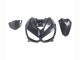 Erschwingliche Kawasaki Z1000 Motorrad Verkleidung 2014-2019 - Schwarze Carbonfaser