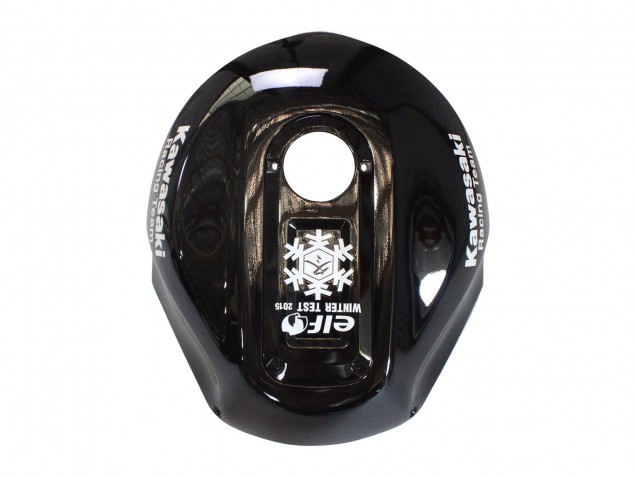 Erschwingliche Kawasaki ZX12R Motorrad Verkleidung 2000-2001 - Glanzendes Schwarz Weiss Elf Schnee