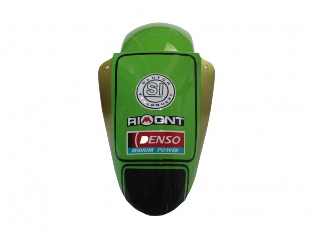 Erschwingliche Kawasaki ZX9R Motorrad Verkleidung 2000-2001 - Grun Schwarz Playboy Denso