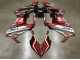 Erschwingliche Honda CBR650R Motorrad Verkleidung 2019-2020 - Weiss Rot Glanzendes Schwarz HRC