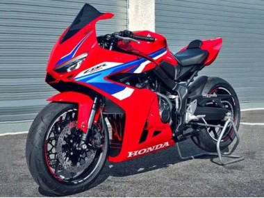 Erschwingliche Honda CBR650R Motorrad Verkleidung 2024-2025 - Rot Weiss Blau