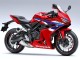 Erschwingliche Honda CBR650R Motorrad Verkleidung 2024-2025 - Rot Weiss Blau