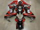 Erschwingliche Honda CBR650R Motorrad Verkleidung 2021-2023 - Rot Silber Glanzendes Schwarz