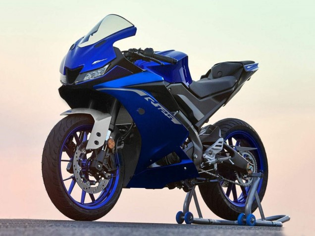 Erschwingliche Yamaha YZF R125 Motorrad Verkleidung 2019-2024 - Blau