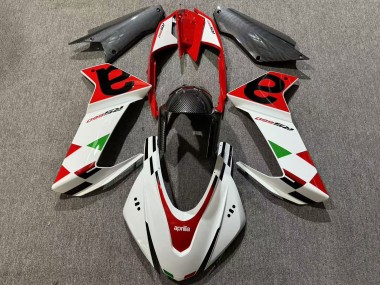 Erschwingliche Aprilia RS660 Motorrad Verkleidung 2020-2024 - Weiss Rot Schwarz Carbonfaser Grun