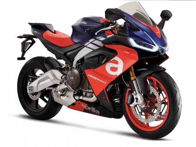 Erschwingliche Aprilia RS660 Motorrad Verkleidung 2020-2024 - Matt Blau Rot Silber