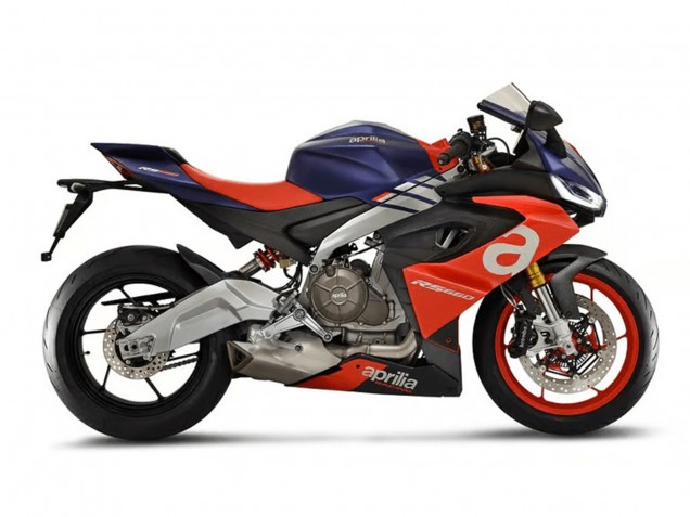 Erschwingliche Aprilia RS660 Motorrad Verkleidung 2020-2024 - Matt Blau Rot Silber