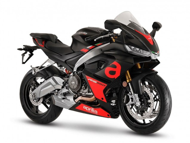 Erschwingliche Aprilia RS660 Motorrad Verkleidung 2020-2024 - Matt Schwarz Rot