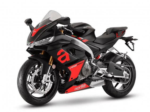 Erschwingliche Aprilia RS660 Motorrad Verkleidung 2020-2024 - Matt Schwarz Rot