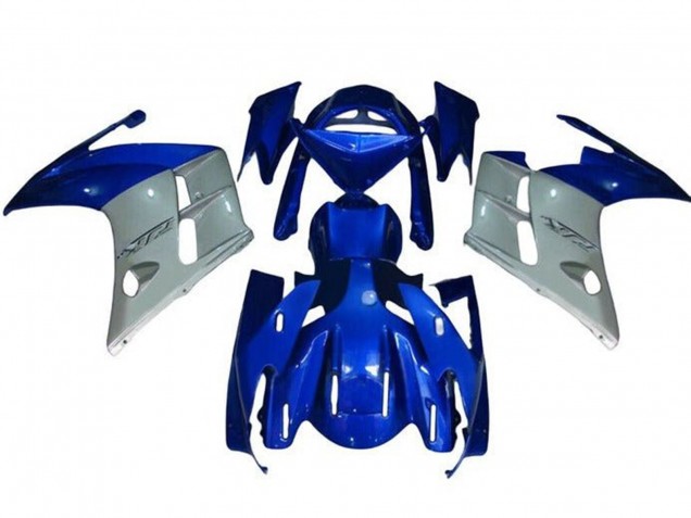 Erschwingliche Yamaha FJR1300 Motorrad Verkleidung 2001-2006 - Blau Weiss