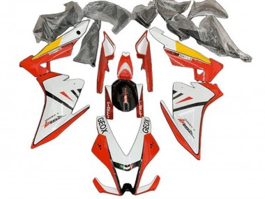 Erschwingliche Aprilia RSV4 1000 Motorrad Verkleidung 2009-2015 - Weiss Rot Schwarz Gelb