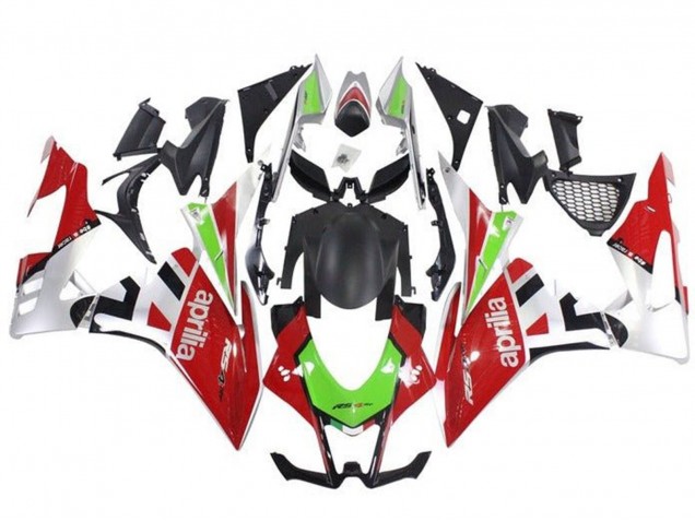 Erschwingliche Aprilia RSV4 1000 Motorrad Verkleidung 2016-2020 - Rot Grun Silber Schwarz