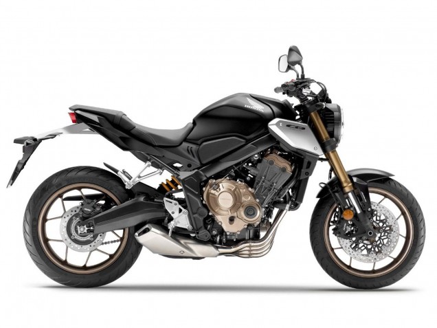 Erschwingliche Honda CB650R Motorrad Verkleidung 2019-2022 - Schwarz