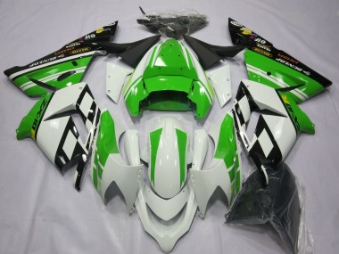 Erschwingliche Kawasaki ZX10R Motorrad Verkleidung 2004-2005 - Weiss Grun