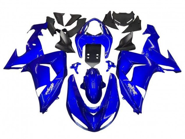 Erschwingliche Kawasaki ZX10R Motorrad Verkleidung 2006-2007 - Blau Weiss