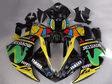 Erschwingliche Yamaha YZF R1 Motorrad Verkleidung 2009-2011 - Rossi MoviStar