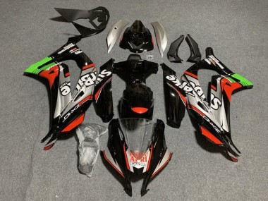 Erschwingliche Kawasaki ZX10R Motorrad Verkleidung 2016-2020 - Glanzendes Schwarz Rot Silber Grun
