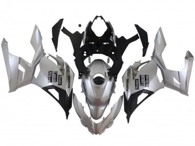 Erschwingliche Kawasaki Ninja 400 Motorrad Verkleidung 2018-2024 - Silber Schwarz Repsol