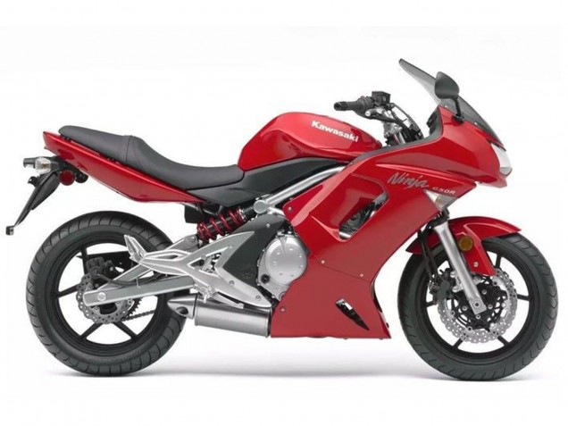 Erschwingliche Kawasaki Ninja 650 EX650 Motorrad Verkleidung 2006-2008 - Rot