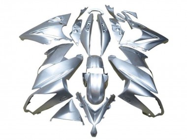 Erschwingliche Kawasaki Ninja 650 EX650 Motorrad Verkleidung 2009-2011 - Silber