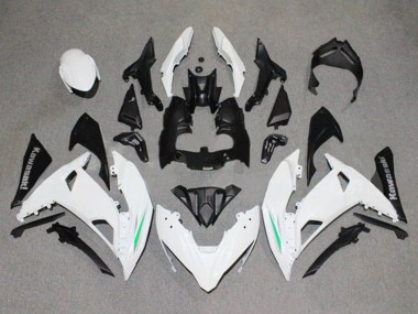 Erschwingliche Kawasaki Ninja 650 EX650 Motorrad Verkleidung 2017-2019 - Weiss Grun Schwarz Grau