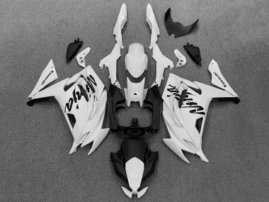Erschwingliche Kawasaki Ninja 650 EX650 Motorrad Verkleidung 2020-2025 - Weiss Schwarz