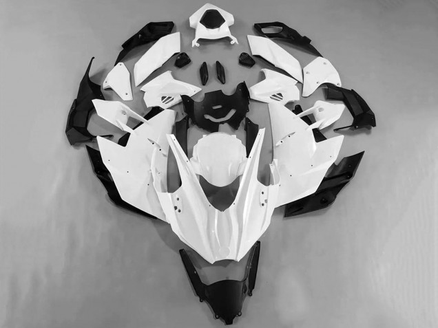 Erschwingliche Kawasaki Ninja H2 Motorrad Verkleidung 2015-2022 - Weiss